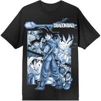 Dragon Ball Z Super Saiyan Katakana Graphic Summer New Vintage Fashion Men's and Women's Streetwear S