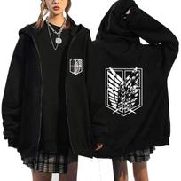 Anime Ataka prieš Titanus Hoody Užtraukiama Hoody Megztiniai Levi Ackerman Shingeki No Kyojin Hoody Vyriški Sportiniai Drabužiai Cosplay S