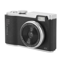 4K Digital Camera for Photography, 64MP Vlogging Camera with 16x Zoom, Vintage CCD Selfie Camera, 2.4-inch Screen Compact Camera, Retro Travel Camera
