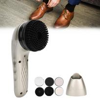 Electric Shoe Polisher Rechargeable Shoe Cleaning Leather Care Portable Handheld Shoe Shine Kit