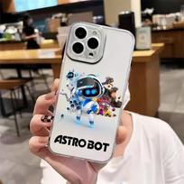 Funny Game A-Astro Bots Phone Case For iPhone 17 16 15 11 12 14 13 Pro Max Mini X XS XR 7 Plus 16E Air Shockproof Soft Cover iPhone 14 Plus