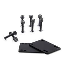 2pcs Skateboard Risers Pads with Screws and Nut Soft Shock Absorption Pads Longboards Rise Pads Skateboard Accessories 1