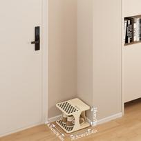 Household Dormitory Multi-layer Sewn Checkerboard Shoe Storage Rack