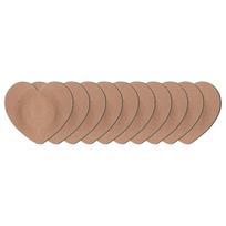 10Pcs Disposable Castor Oil Belly Button Patch Self-Adhesive Navel Bandage Disposable Spunlace Cloth Castor Oil Patches Belly St šviesiai ruda spalva