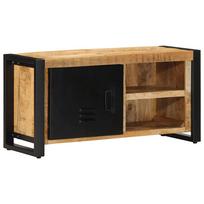 TV Stand 80x30x40 cm Rough Solid Mango Wood