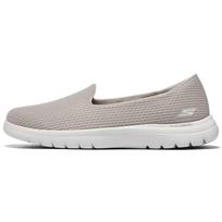 Skechers On-The-GO Flex ASPIRE Moteriški Pilki Žemi Laisvalaikio Batai Tinklelio Audinio Komfortas 136504-TPE 36.5