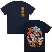 Anime JoJo Bizarre Adventure STEEL BALL RUN Gyro Zeppeli Diego Brando Johnny Joestar T Shirts Men Clothing Short Sleeves T-shirt 4XL