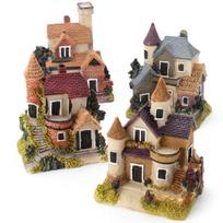 Villa Micro Landscape Garden House Figurines Miniatures Home Decor Decoration Crafts random 1pc
