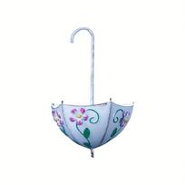 Iron Art Umbrella Shaped Flower Pot Wall Mounted Hanging Plant Planter  Outdoor Garden balta