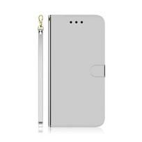 3d Mirror Leather Flip Phone Case For Iphone 13 12 11 6 6s 7 8 Plus X Xs Xr 11 Pro Max Se 2 Bright On Cover Wallet Stand Coque For iPhone 13 mini sidabras