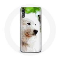 Coque pour Huawei P20 Chien Samoyède Blanc balta