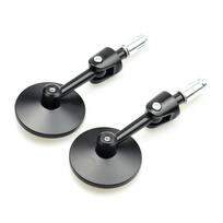 2pcs Motorcycle Rearview Mirror Handle Bar End Mount Retro Mirror Reflector Motorbike Modified Accessories 1 pair juoda