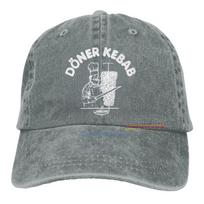 Doner Kebab Graphic Baseball Caps Unisex Casual Snapback Hat Funny Men Cotton Trucker Caps Outdoor Sport Cap Hip Hop Denim Hats Adjustable