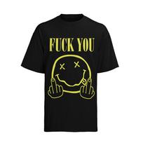 Fuck You FCK Nirvana Parodie Funny Kurt Cobain Herren T-Shirt Baumwolle XL
