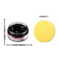 Plastic Renovate Wax - Blackening & Brightening Agent for Car Interiors & Exteriors, Tire Repair & Maintenance Cream, Rubber