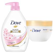 Dove Cherry Blossom Shower & Body Lotion Set
