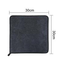 Microfiber Car Wash Towel High-quality Thicken Plush Double-sided Car Detailing Home Kitchen Cleaning Cloth Super Absorbent Rags 1pc