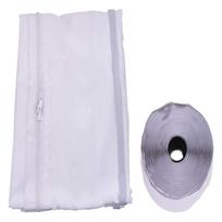 Sealing Cloth for Sliding Door of Mobile Conditioner Air Magnetic Screen Door Seal Auto-close Air Conditioning Baffle 1