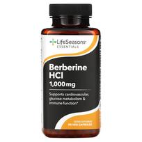 LifeSeasons, berberino HCl, 1000 mg, 90 daržovių kapsulių (333 mg vienoje kapsulėje)