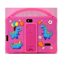Android Dinosaur Kids Tablet Case, 7-inch, IPS HD Screen with Stand 16GB rožinė raudona spalva