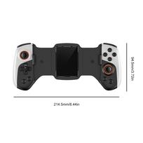 2 in 1 Wireless Mobile Gaming Controller with Cooling Fan Dual Joysticks 300mAh for Android iPhone and Switch Devices