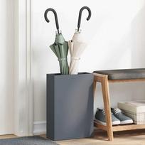 Umbrella Stand Anthracite Grey 28 x 12 x 41 cm Steel