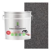 Resin mosaic plaster dark gray class 1 frost-resistant mosaic 7 kg