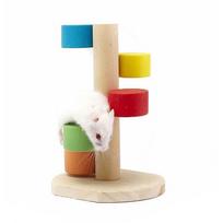 Premium Quality Wooden Colorful Scaling Ladder Fun Play Toy For Pet Rat Hamsters