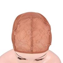 4 Size Mesh Wig Caps Adjustable Strap Lace Wig Cap DIY Invisible Hair Net  Men S šviesiai ruda spalva