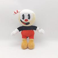 Arbatinuko Galva Nuotykių Cuphead Pliušinis Žaislas Žaidimo Atributika Mugman Lėlė 25cm raudona