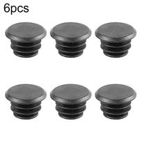 6pcs Bicycle Handlebar Plug MTB Road Bicycle Handlebar End Plugs Handlebar Caps Plastic PVC Handle Grip Bar End Stoppers Cap