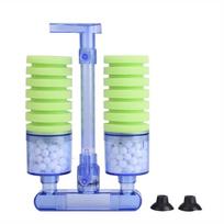 Akvariumo filtras Oro siurblys Kempinė Biocheminis Deguonies siurblys Mini akvariumo reikmenys(XY-2882)