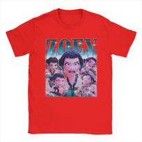Huntrix Zoey KPop D-Demon H-Hunters T Shirt for Men Pure Cotton Fun T-Shirts Crew Neck  Tee Shirt Short Sleeve Tops Classic S