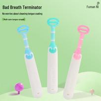 Newborn Oral Cleaner: Infant Tongue Brush for 0-1 Year Olds 1-pack [Light Green] Tongue Scraper