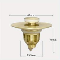 Universal Pop-up Core Drainage Filter Bathroom Sink Plug Washbasin Stopper Kitchen Deodorant Floor Drain Plug Push-type Drain as the picture