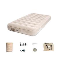Self Inflating Air Bed with Built in Pump & Storage Bag Raised Flocked Airbed Elevated Blows up Matress Camping Airbed