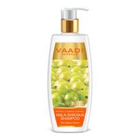 Vaadi Herbals Amla Shikakai Šampūnas nuo plaukų slinkimo ir pažeidimų 350 ml Stipresniems plaukams, galvos odos priežiūrai ir glotniems, lengvai formuojamiems plaukams