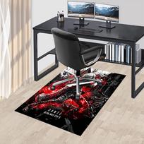 1pc Devil May Cry 5 Dante Anime Cartoon Design Office Chair Mat Non-Slip Carpet for Home Decor, Suitable for All Seasons.Y063 60cm by 90cm