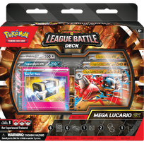 POKEMON TCG Kolekcinės kortelės League Battle Deck Mega Lucario