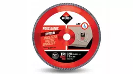 Pjovimo diskas RUBI 230mm TPI SUPERPRO – deimantinis diskas keramikai ir porcelianui