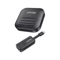 AV siųstuvas-imtuvas Unitek V1184A01, 1920×1080, iki 50 m, USB-C, HDMI/USB laidai