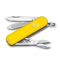 Victorinox Classic Sunny Side kišeninis peilis su 7 funkcijomis, geltonas