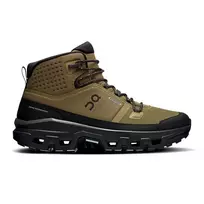 ON Cloudrock Mid Waterproof vyriški žygiavimo batai Hunter/Black