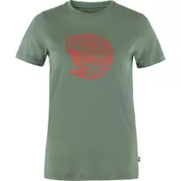 Fjällräven Abisko Wool Fox SS T-Shirt Women's Patina Green-Terracotta Brown