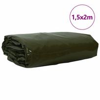 Plane 650g m² Olive Green 1.5 x 2 m Canvas with PVC Coating