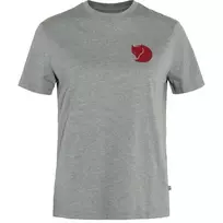 Fjällräven Women's T-Shirt Fox Boxy Logo Tee Grey Melange XS