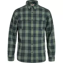 Fjällräven Övik Travel Shirt LS Men's Dark Navy-Patina Green
