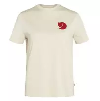 Fjällräven Women's Fox Boxy Logo T-Shirt Chalk White