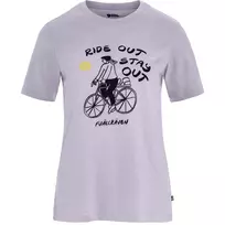 Fjällräven Women's T-Shirt Hoja Iväg Lavender Mist