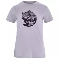 Fjällräven Abisko Wool Fox SS Women's T-Shirt Lavender Mist / Dark Navy